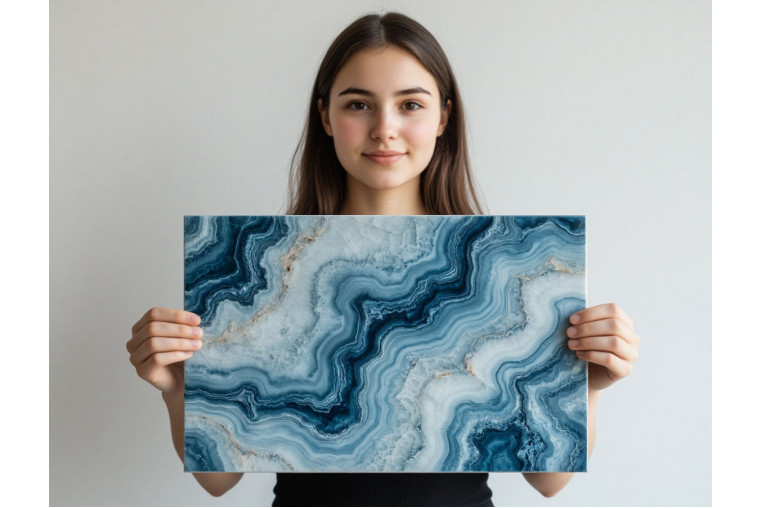 Голубой керамогранит под оникс в интерьере: визуальная глубина, свет и статус пространства Голубой керамогранит под оникс в интерьере: визуальная глубина, свет и статус пространства