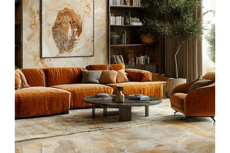 Керамогранит оникс в интерьере