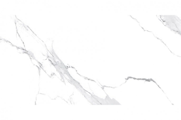 Керамогранит Полированный AM22-16 Satuario 120х60 глазурованный серебристо белый мрамор