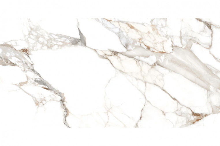 Керамогранит Карвинг AM22-11 Milos 120х60 глазурованный золотисто-серый мрамор