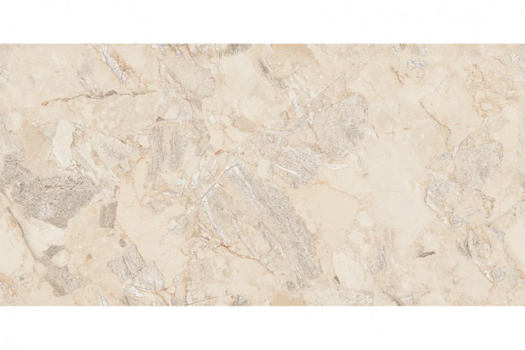 Керамогранит Полированный AM22-21 Bianco 120х60 глазурованный бежевый мальят