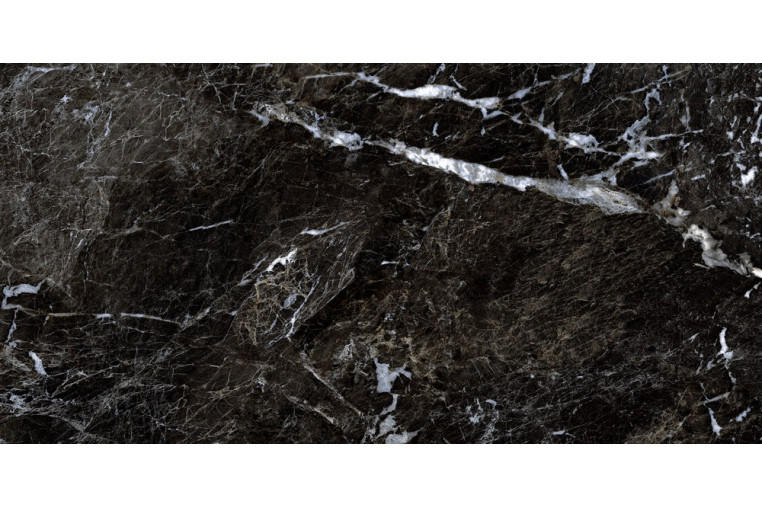 Керамический гранит GRS05-03 600х1200 матовый мрамор черно-белый