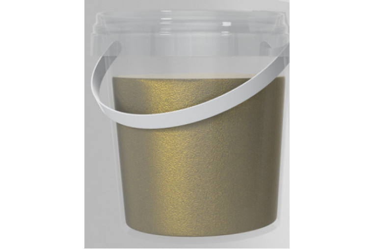 Цветная металлизированная добавка Kerateks Star, золото