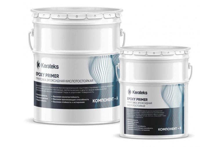 Эпоксидная грунтовка Kerateks Epoxy Primer 15л Эпоксидная грунтовка Kerateks Epoxy Primer 15л