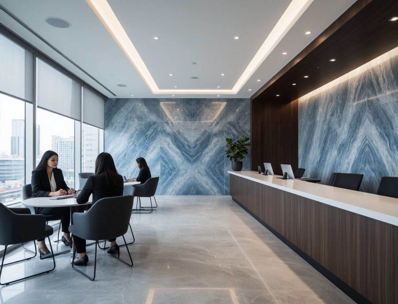 Почему керамогранит под голубой оникс это инвестиция в интерьер