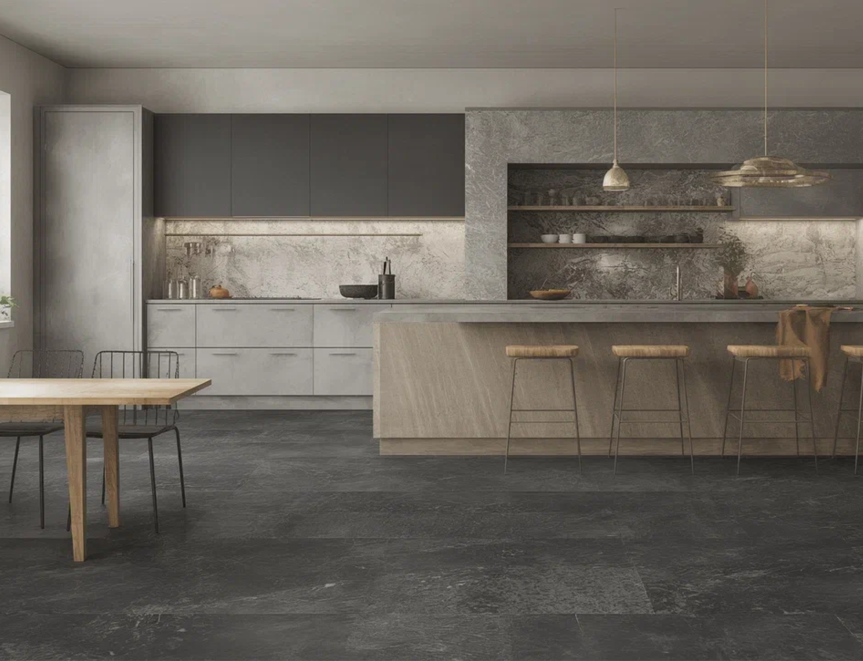 Подходящие форматы и размеры плитки для кухонного пола